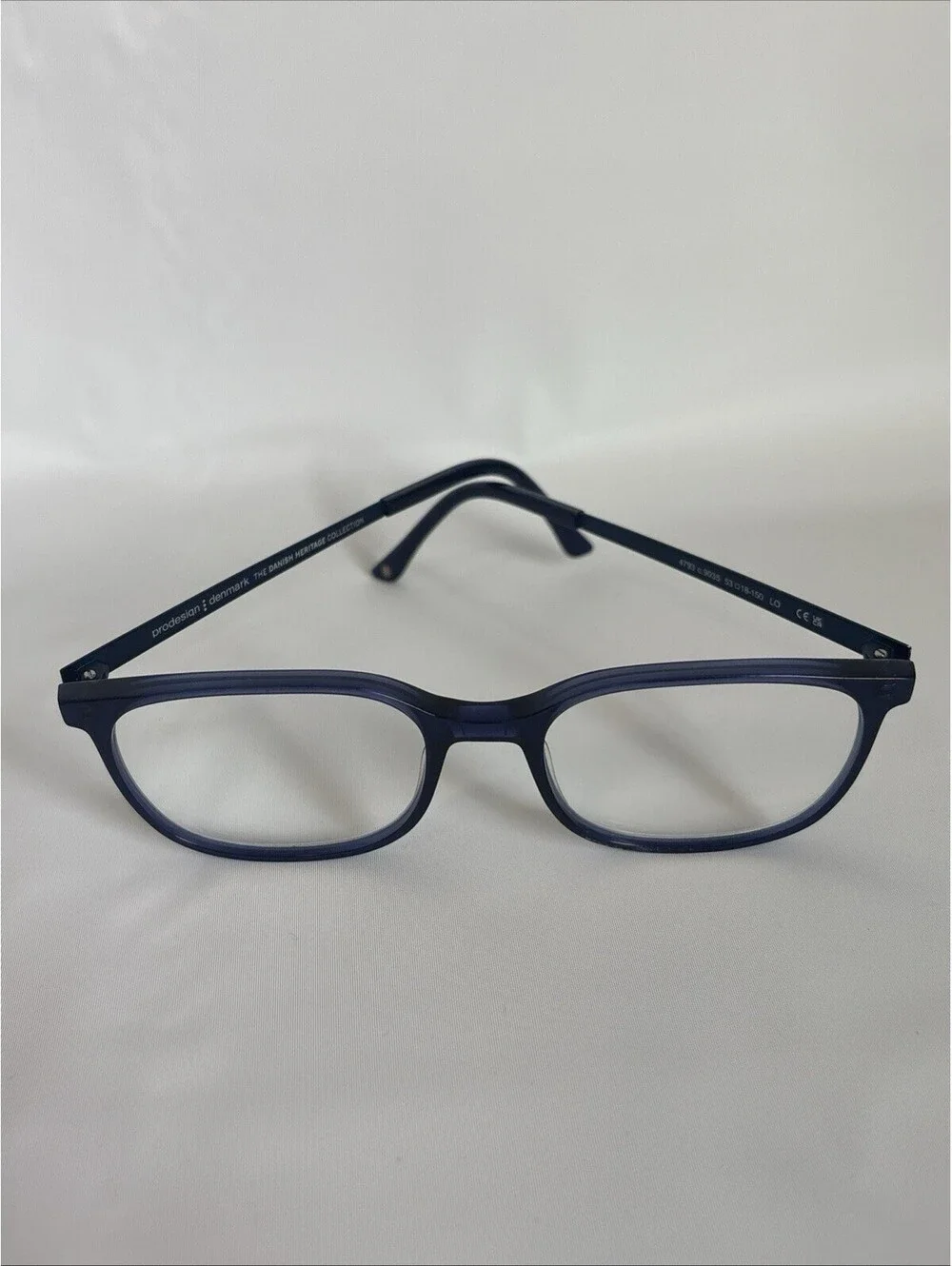NEW PRODESIGN DENMARK 4793 C. 9035 BLUE AUTHENTIC FRAMES EYEGLASSES 53-18